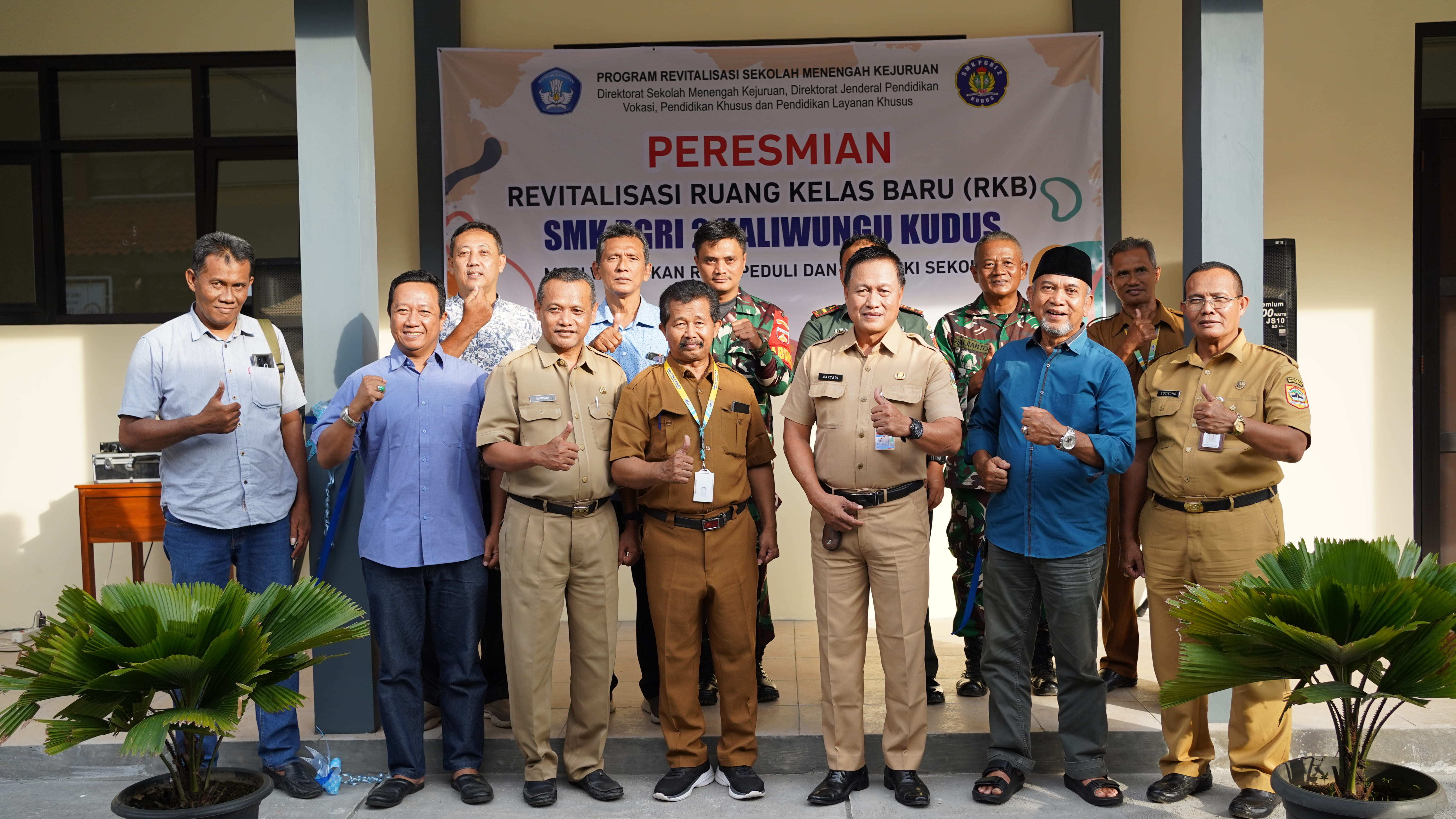 Peresmian Revitalisasi RKB oleh Ketua PGRI Kab. Kudus