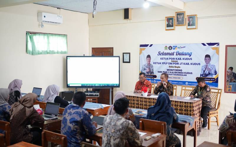Monitoring Ketua PGRI Kab. Kudus dan Ketua YPLP DM PGRI JT Kab. Kudus