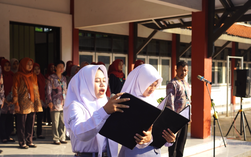 Ikrar Deklarasi Damai Pelajar SMK PGRI 2 Kaliwungu Kudus